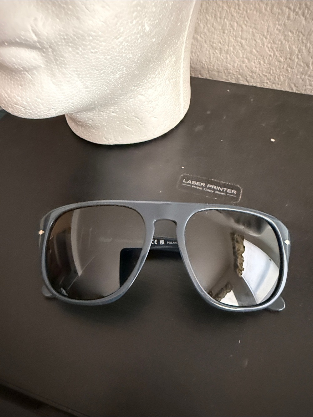 PERSOL PO3310S JEAN 11893R Blue Polarized Unisex 57 mm Sunglasses